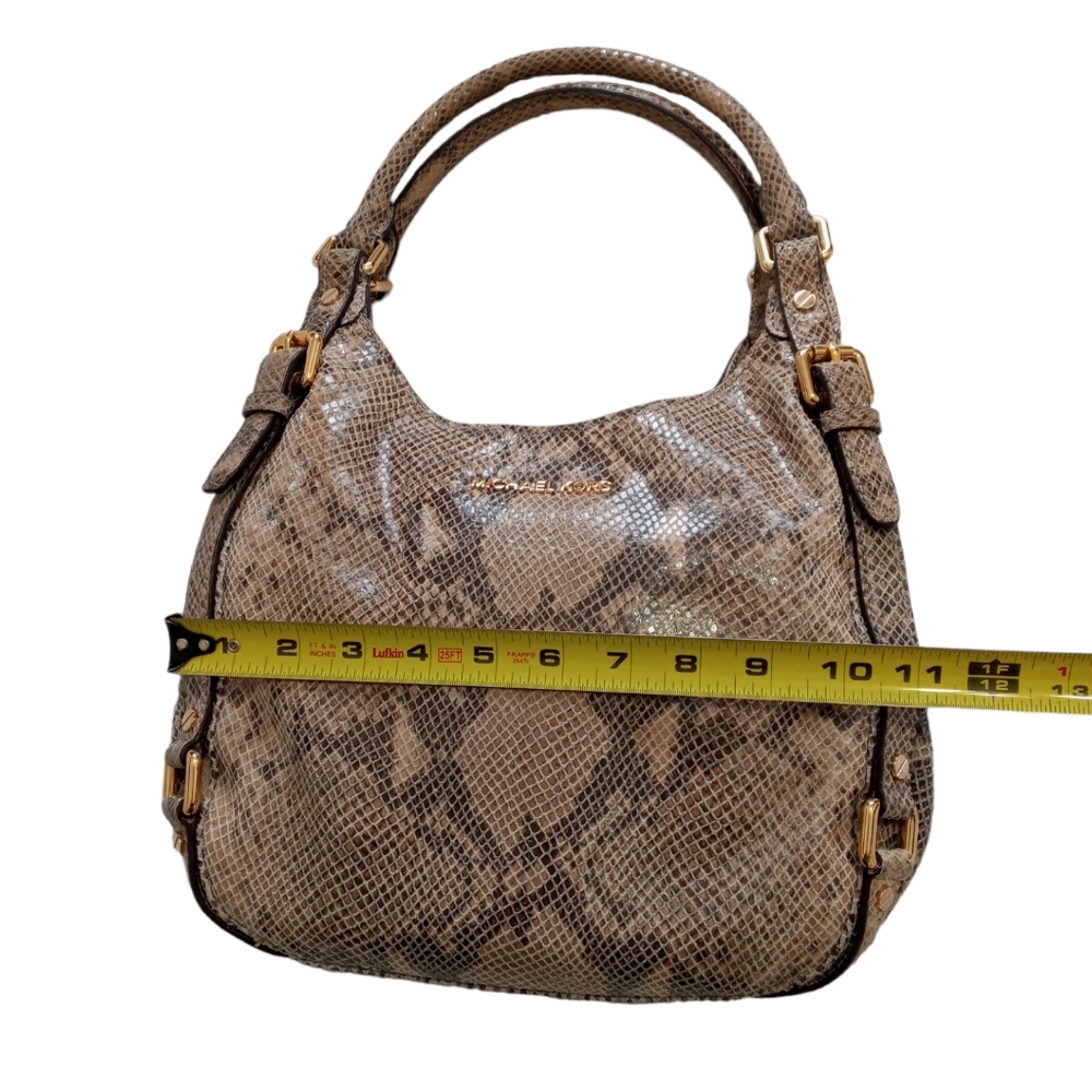 Michael Kors Snake Patterned Leather Purse - Picture 9 of 14